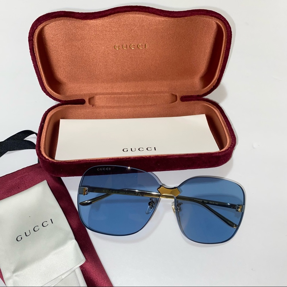 New 99mm Oversized Gucci Sunglasses GG0355S